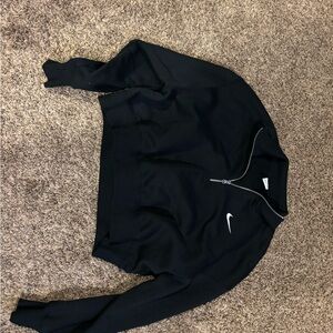 Nike Black Zip-Up Sweatshirt